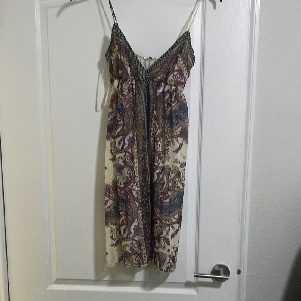 Elegant Paisley Maxi Dress